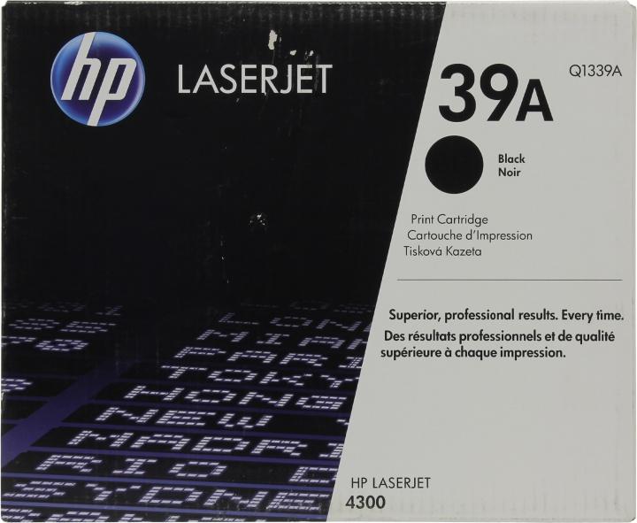 Картридж HP Q1339A (№39A) для  HP  LJ 4300 серии
