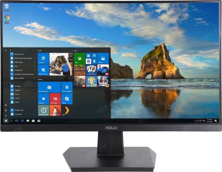27"    ЖК монитор ASUS VA27EHE BK  (LCD 1920x1080 D-Sub HDMI)