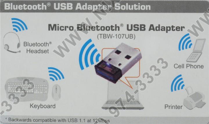 Точка доступа TRENDnet TBW-107UB Bluetooth2.1 USB2.0  Adapter (Class  II)