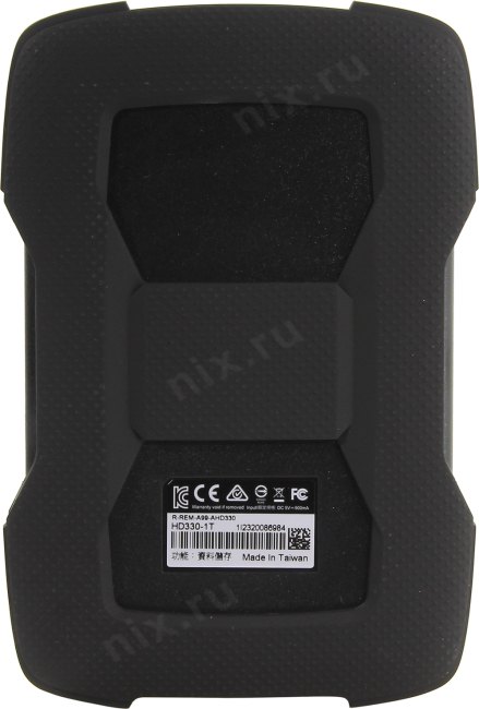 Накопитель ADATA  AHD330-1TU31-CBK Durable HD330 Black USB3.1 Portable 2.5" HDD 1Tb EXT (RTL)