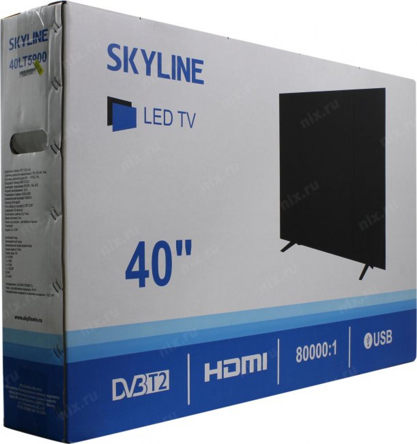 40"    LED ЖК телевизор SKYLINE 40LT5900 (1920x1080 HDMI  USB DVB-T2)