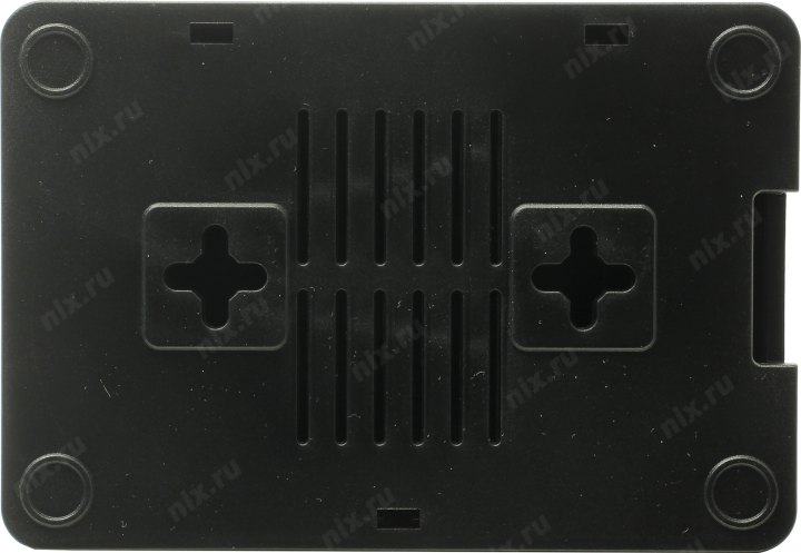 ACD RA186 Black ABS Plastic Case Brick style w/ Camera cable hole for Raspberry Pi 3