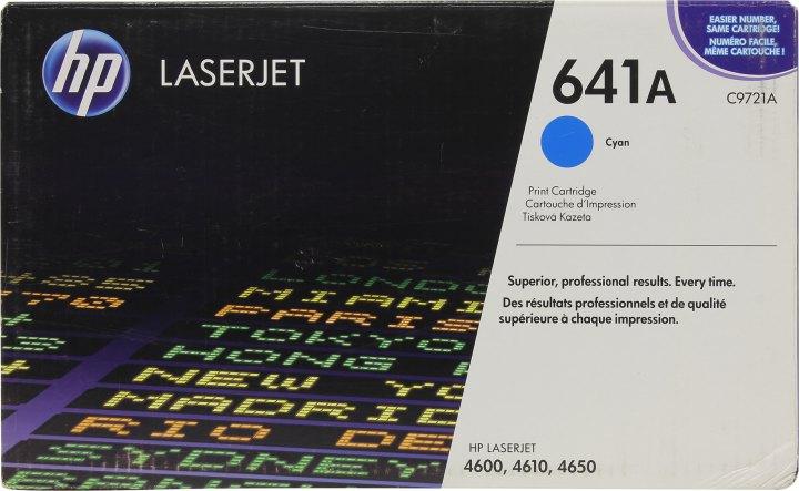 Картридж HP C9721A (№641A) CYAN  для HP COLOR LJ 4600  серии