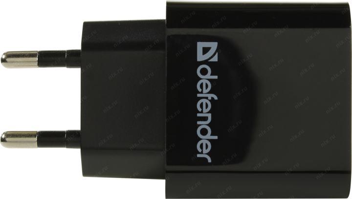 Defender UPC-21 Зарядное устройство USB (Вх. AC110-240V Вых.DC5V  2xUSB 10.5W кабель microUSB)