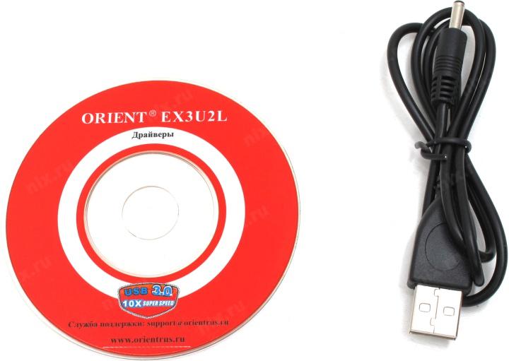 Контроллер Orient EX3U2L Adapter  Express  Card/34mm-->USB3.0 2  port