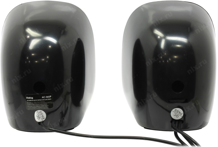 Колонки Dialog Colibri AC-06UP Black (2x3W  питание от  USB)