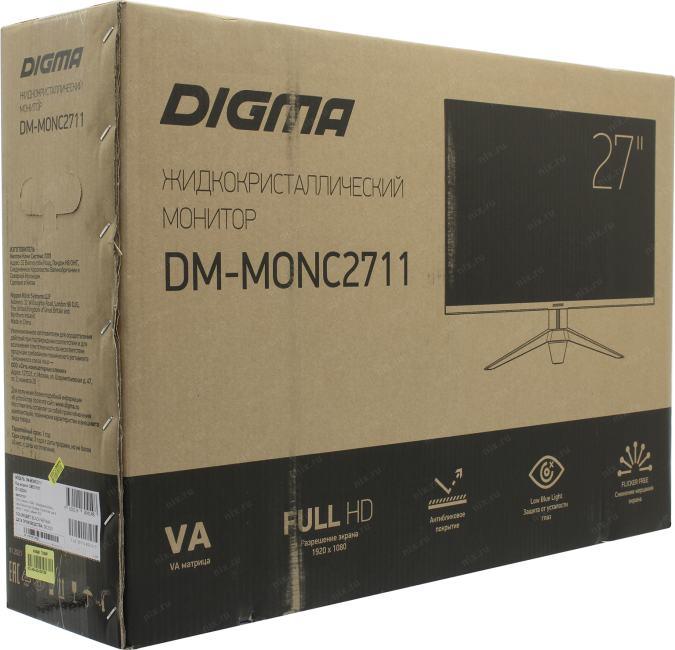 27"    ЖК монитор Digma DM-MONC2711 (Curved  LCD  1920x1080 D-Sub HDMI)