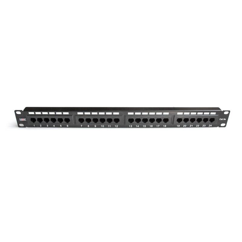 Коммутационная панель Patch Panel 19" 1U UTP 24 port кат  5e Rexant  <04-0021>