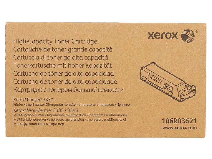 Тонер-картридж XEROX 106R03621 Black для  Phaser 3330 WorkCentre 3335/3345