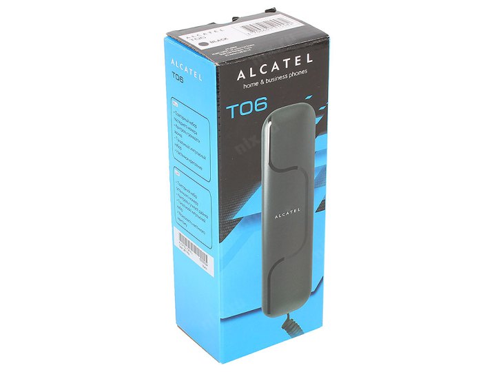 Alcatel T06 black Телефон  проводной