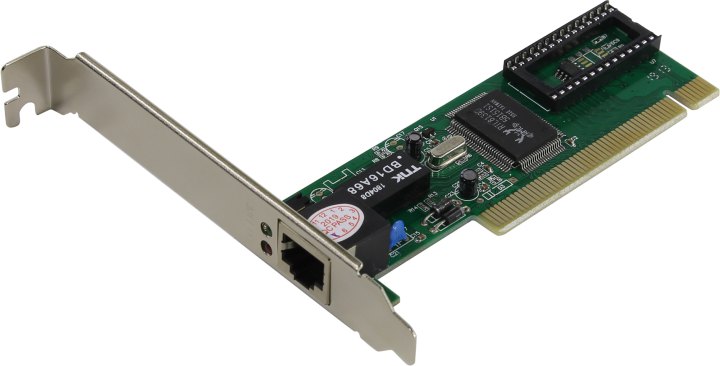 Сетевой адаптер ExeGate EXE-520 (PCI v2.2, 1xRJ45, UTP 10/100Mbps, Realtek Chipset RTL8139D)
