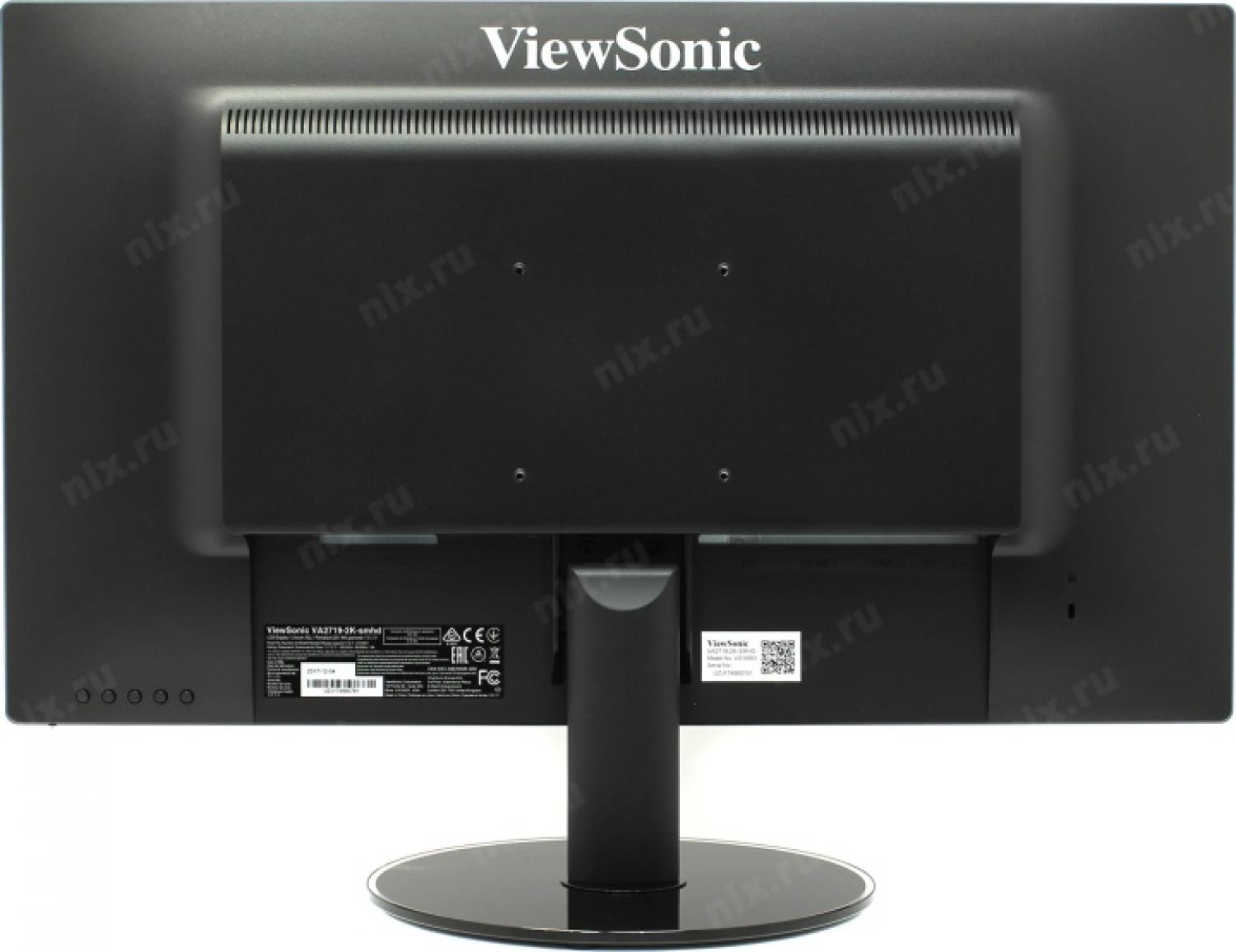 27"    ЖК монитор Viewsonic VA2719-2K-SMHD (LCD  2560x1440 HDMI  DP)