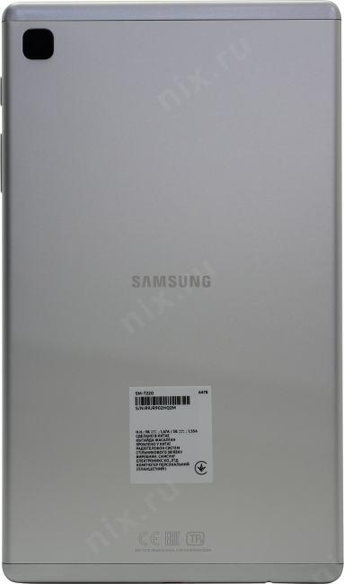 Планшет Samsung Galaxy Tab A7 Lite  SM-T220NZSFSER Silver 2.3+1.8Ghz/4/64Gb/GPS/ГЛОНАСС/WiFi/BT/Andr/8.7"/0.366 кг