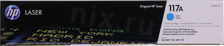 Картридж HP W2071A (№117A) Cyan для HP Color Laser 150/MFP  178/179