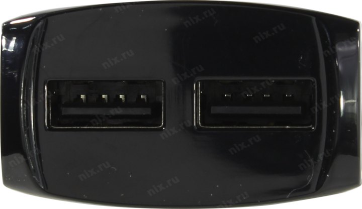 Defender UPA-22 Black 83579 Зарядное устройство USB (Вх. AC100-240V  Вых.  DC5V 15W  2xUSB)