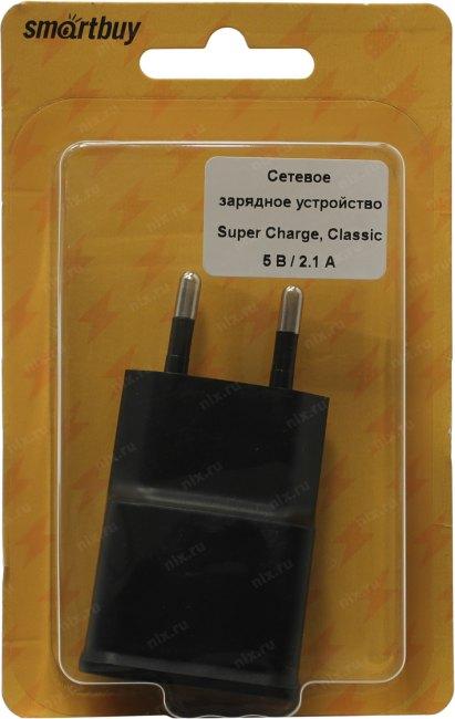 SmartBuy SBP-9042 Зарядное устройство USB (Вх. AC220-240V Вых. DC5V  11W USB)