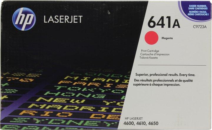 Картридж HP C9723A (№641A)  MAGENTA  для HP COLOR  LJ 4600  серии