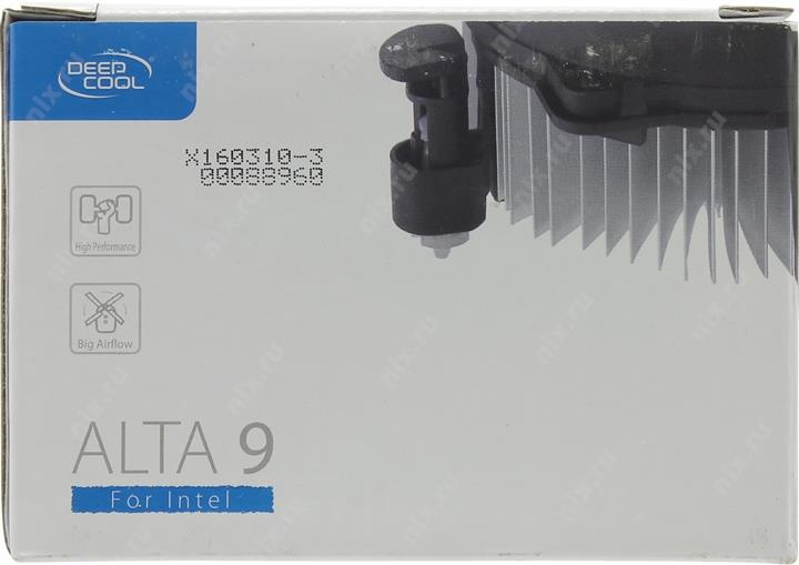 Охладитель Deepcool DP-ICAP-AT9 ALTA 9 (3пин  775/1155 30.1дБ 2200об/мин Al)