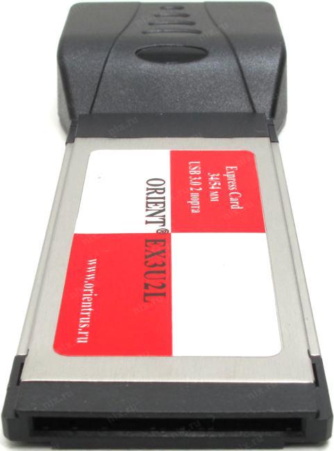 Контроллер Orient EX3U2L Adapter  Express  Card/34mm-->USB3.0 2  port