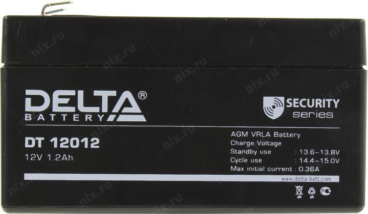 Аккумулятор Delta DT 12012 (12V 1.2Ah) для  слаботочных систем