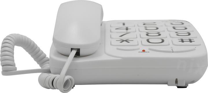 Телефон Texet TX-201 White