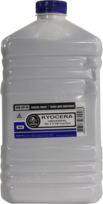 Тонер B&W  KPR-201-1K (Kyocera Universal  TK-17/18/1xx/3xx) 1000  г