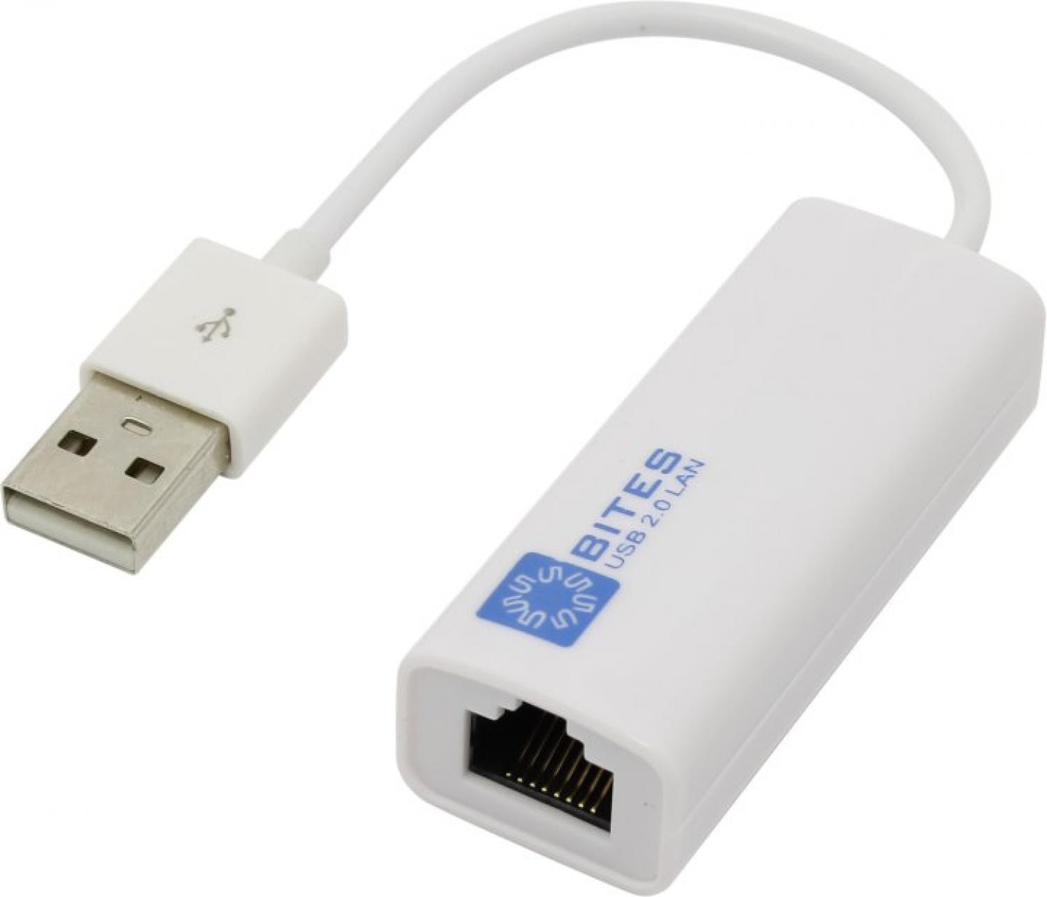 5bites UA2-45-02WH Кабель-адаптер  USB2.0  --> UTP  100Mbps