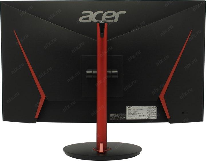 27" ЖК монитор Acer UM.HX2EE.P13 XZ272UPbmiiphx Black (Curved LCD 2560x1440 HDMI  DVI)
