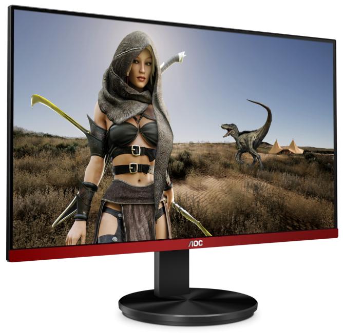 23.8" ЖК монитор AOC Gaming G2490VXA Black&Red