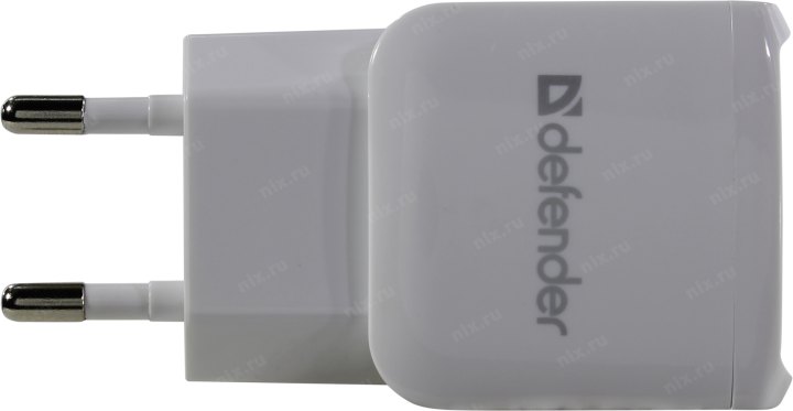 Defender UPA-22 White 83580 Зарядное устройство USB (Вх. AC100-240V Вых. DC5V 15W  2xUSB)