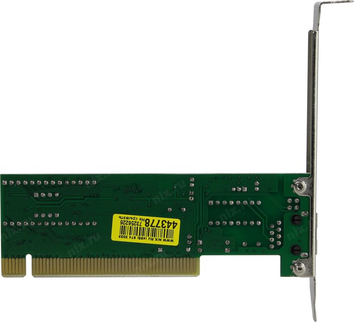 Сетевой адаптер ExeGate EXE-520 (PCI v2.2, 1xRJ45, UTP 10/100Mbps, Realtek Chipset RTL8139D)