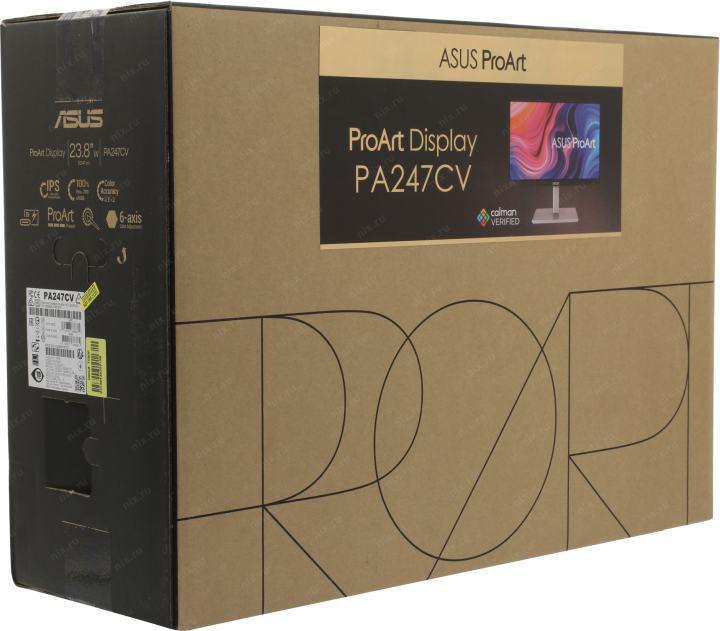 23.8" ЖК монитор ASUS ProArt PA247CV BK с поворотом экрана (LCD 1920x1080  HDMI  DP USB3.1 Hub)