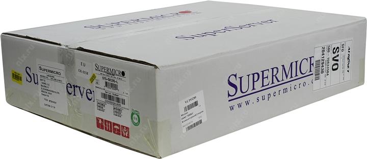 Платформа SuperMicro 1U 5019S-L (LGA1151 C232 PCI-E SVGA SATA  RAID2xSATA  2xGbLAN 4DDR4  200W)