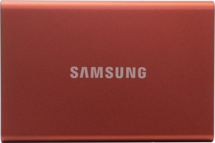 Накопитель SSD 500 Gb USB3.2 Samsung T7 <MU-PC500R/WW> (RTL) V-NAND  TLC