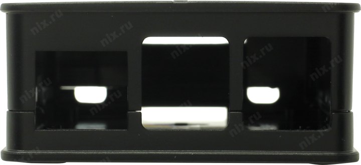 ACD RA186 Black ABS Plastic Case Brick style w/ Camera cable hole for Raspberry Pi 3