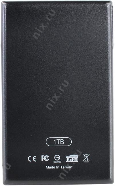 Накопитель Silicon Power SP010TBPHDD05S3T Diamond D05 Black USB3.0 Portable 2.5"  HDD 1Tb EXT (RTL)