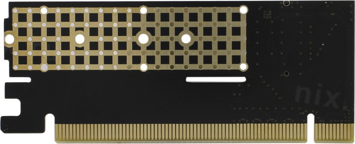 Переходник ExeGate EXE-529 (M.2 M key -> PCI-E x16 rev.3.0, для установки SSD M.2 M key в слот PCI-E x16, x8 или x4)