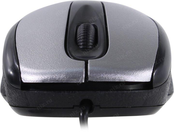 Мышь ExeGate Professional Standard SH-9026S (USB, оптическая, 1000dpi, 3D, 3 кнопки и колесо прокрутки, длина кабеля 1,35м, серебристая, Color Box)