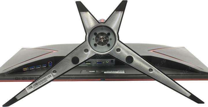 27"    ЖК монитор AOC 27G2U/BK Black&Red с поворотом экрана (LCD 1920x1080 D-Sub  HDMI  DP USB3.0  Hub)