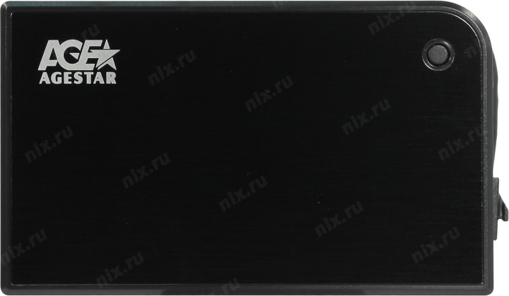 Мобильное шасси AgeStar <3UB2A14-Black>(Внешний бокс для 2.5"  SATA HDD  USB3.0)