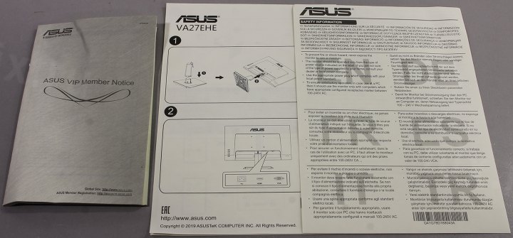 27"    ЖК монитор ASUS VA27EHE BK  (LCD 1920x1080 D-Sub HDMI)