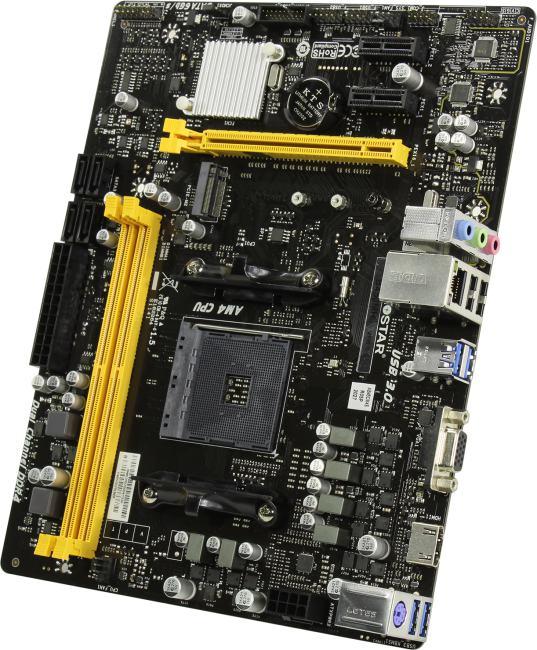 Мат. плата BioStar B450MH (RTL) AM4 B450 PCI-E Dsub+HDMI  GbLAN  SATA MicroATX  2DDR4