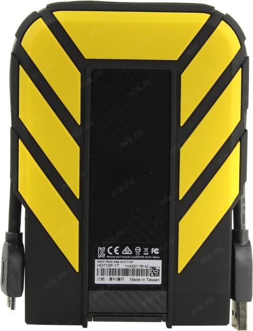 Накопитель ADATA AHD710P-1TU31-CYL HD710 Pro USB3.1 Portable 2.5"  HDD  1Tb EXT  (RTL)