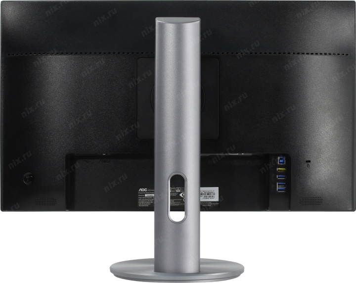 23.8" ЖК монитор AOC I2490PXQU/BT Black с поворотом экрана (LCD 1920x1080 D-Sub HDMI  DP USB 3.0 Hub)