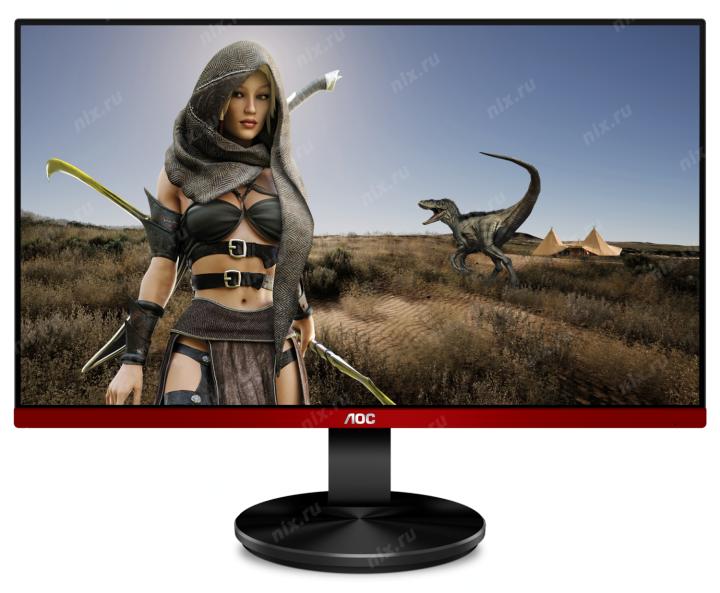 23.8" ЖК монитор AOC Gaming G2490VXA Black&Red