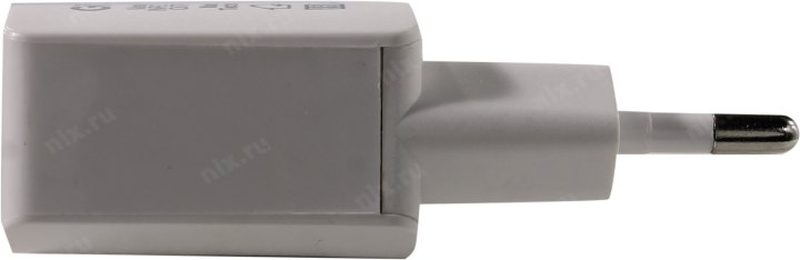 Ginzzu GA-3003W Зарядное устройство USB (Вх.AC110-240V  Вых.DC5V 6W USB)