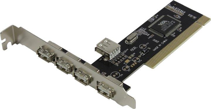 Контроллер ExeGate EXE-352 (PCI v2.2, 4*USB2.0 ext. + 1*USB2.0 int., VIA Labs Chipset VT6212L)