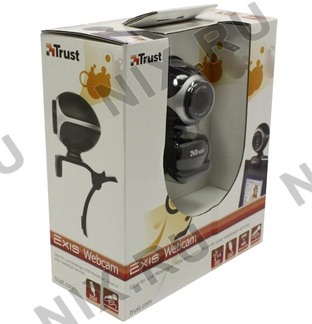 Интернет-камера Trust Exis Webcam 17003 (RTL)  (USB2.0 640x480 микрофон)