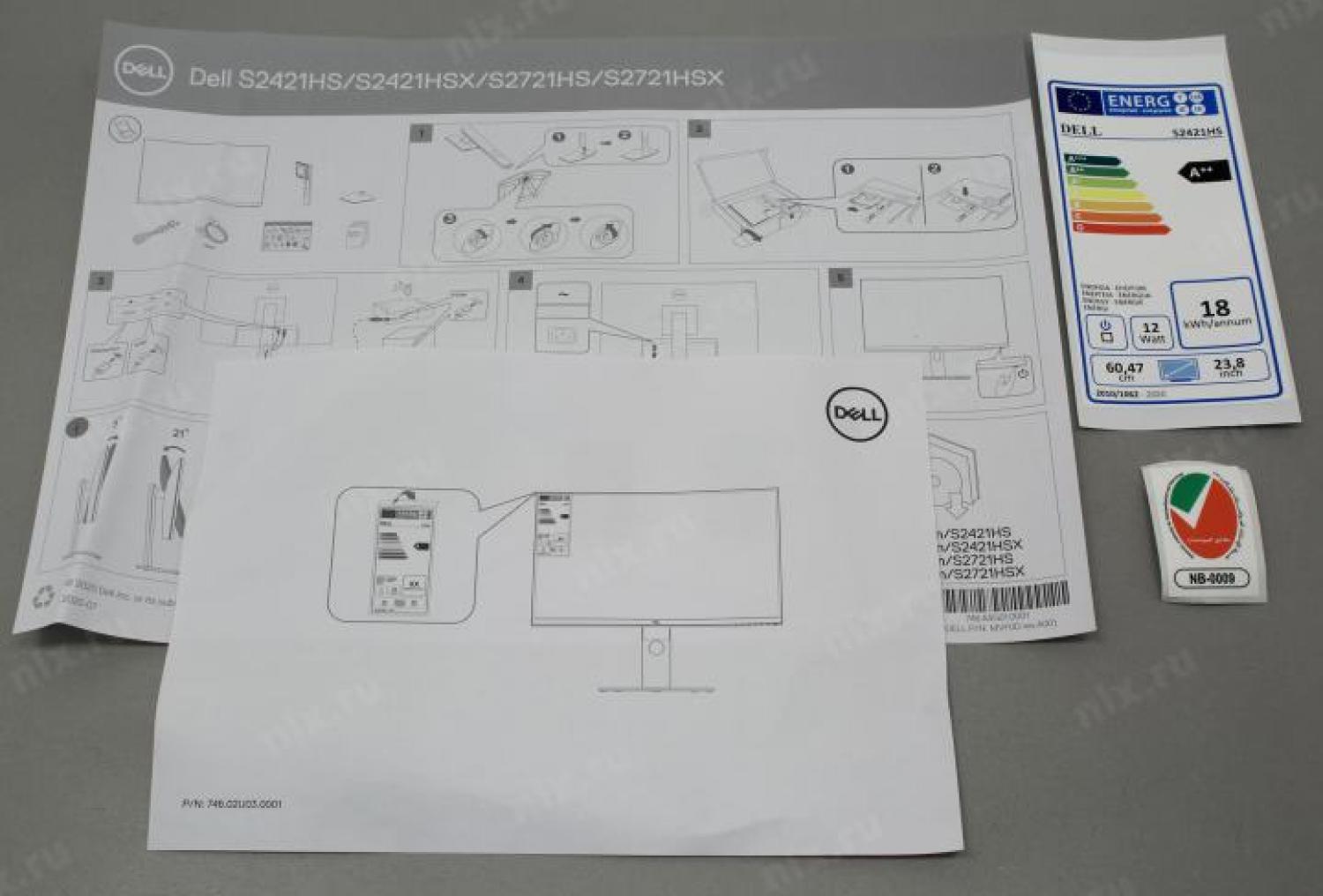 23.8" ЖК монитор DELL S2421HS 409343 с поворотом  экрана  (LCD1920x1080 HDMI DP)