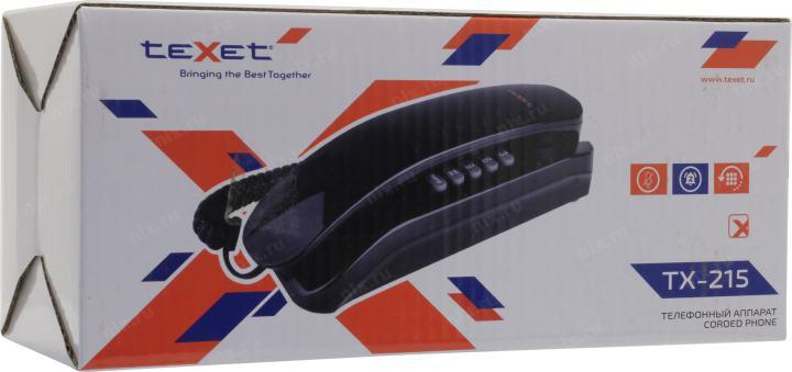 Телефон Texet TX-215 Black